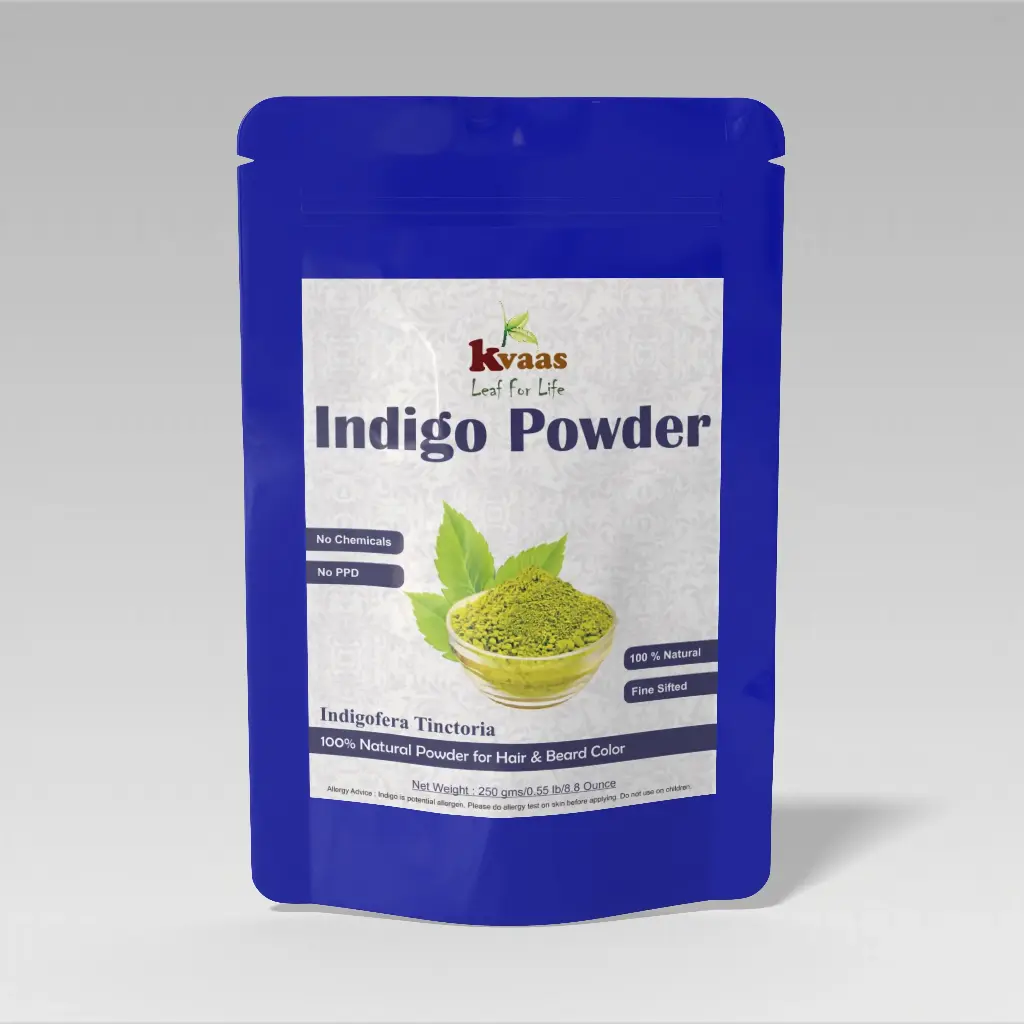 Kvaas Natural Indigo Powder 227 Gram