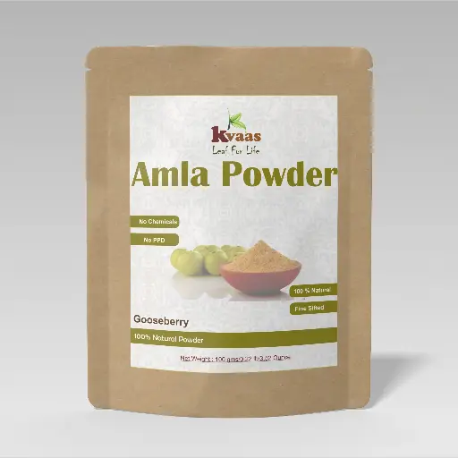 Kvaas Natural Amla Powder 100 Gram